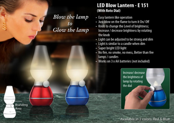 E151 – Blow lantern with roto dial (compact size)