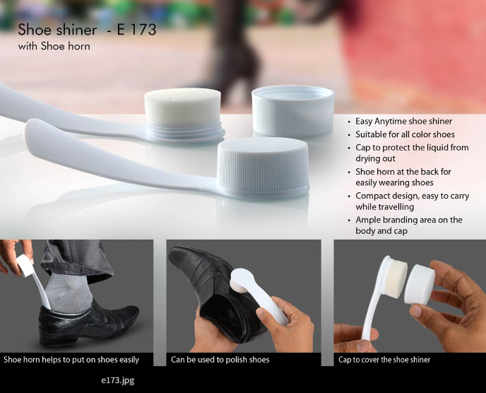 E173 – Shoe shiner with Shoe horn