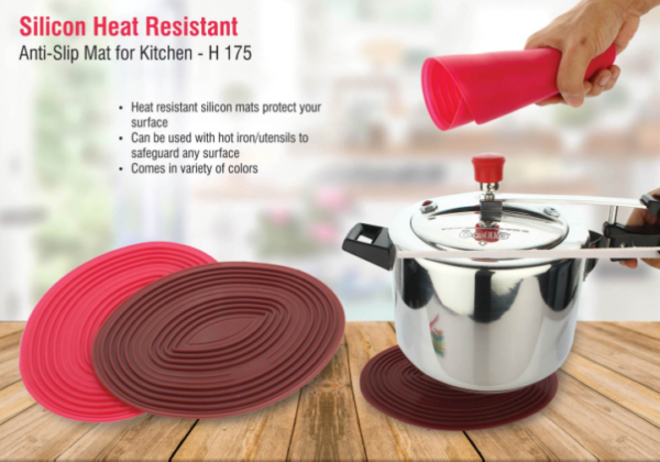 H175 – Silicon heat resistant, anti-slip mat for kitchen