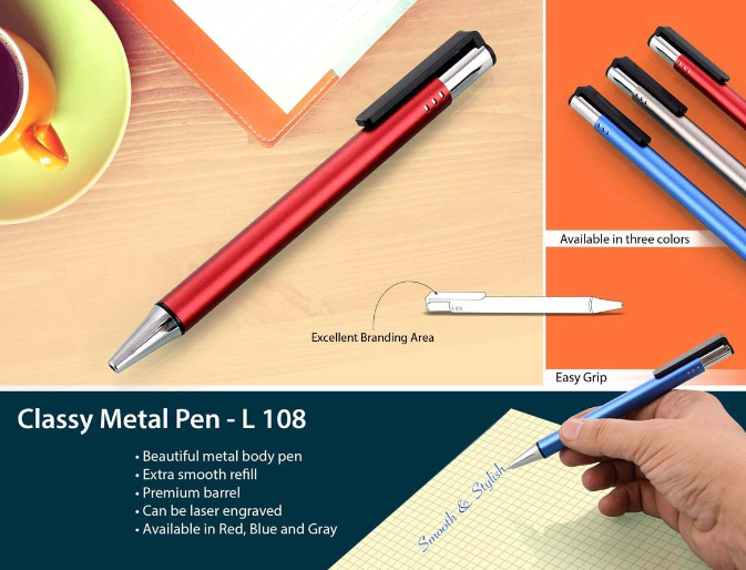 L108 – Classy Metal Pen