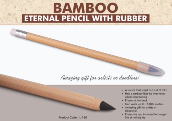 L160 – Bamboo Eternal pencil with rubber