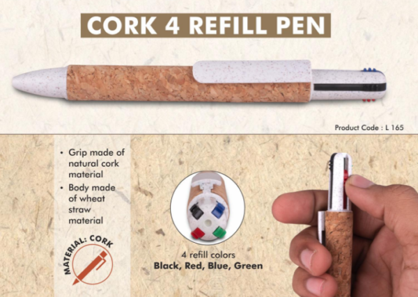 L165 – Cork 4 refill pen
