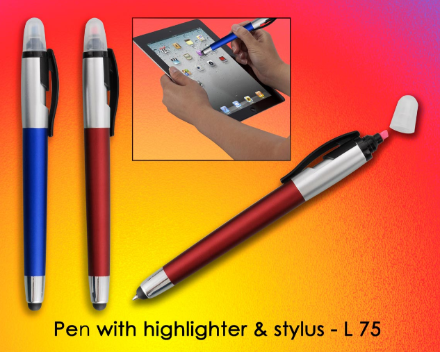 L75 – Pen with highlighter & stylus