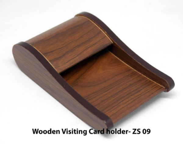 ZS09 –Wooden Visiting card holder