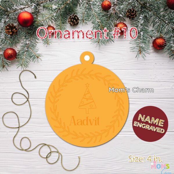 Personalized Christmas Ornament #10