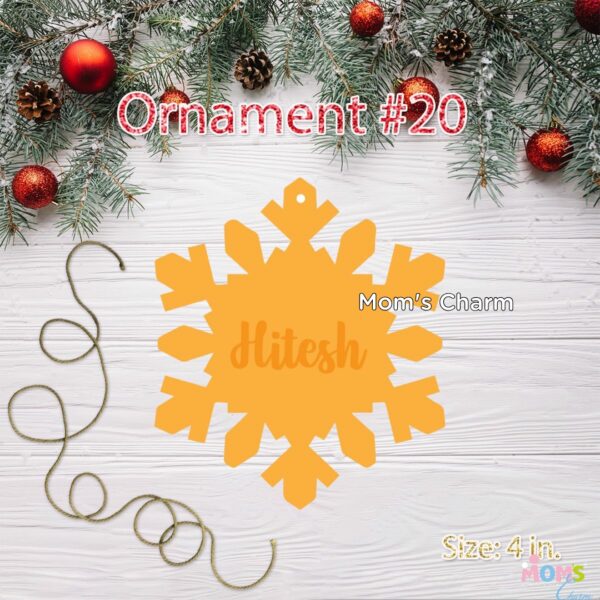 Personalized Christmas Ornament #20
