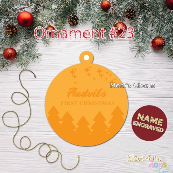 Personalized Christmas Ornament #23