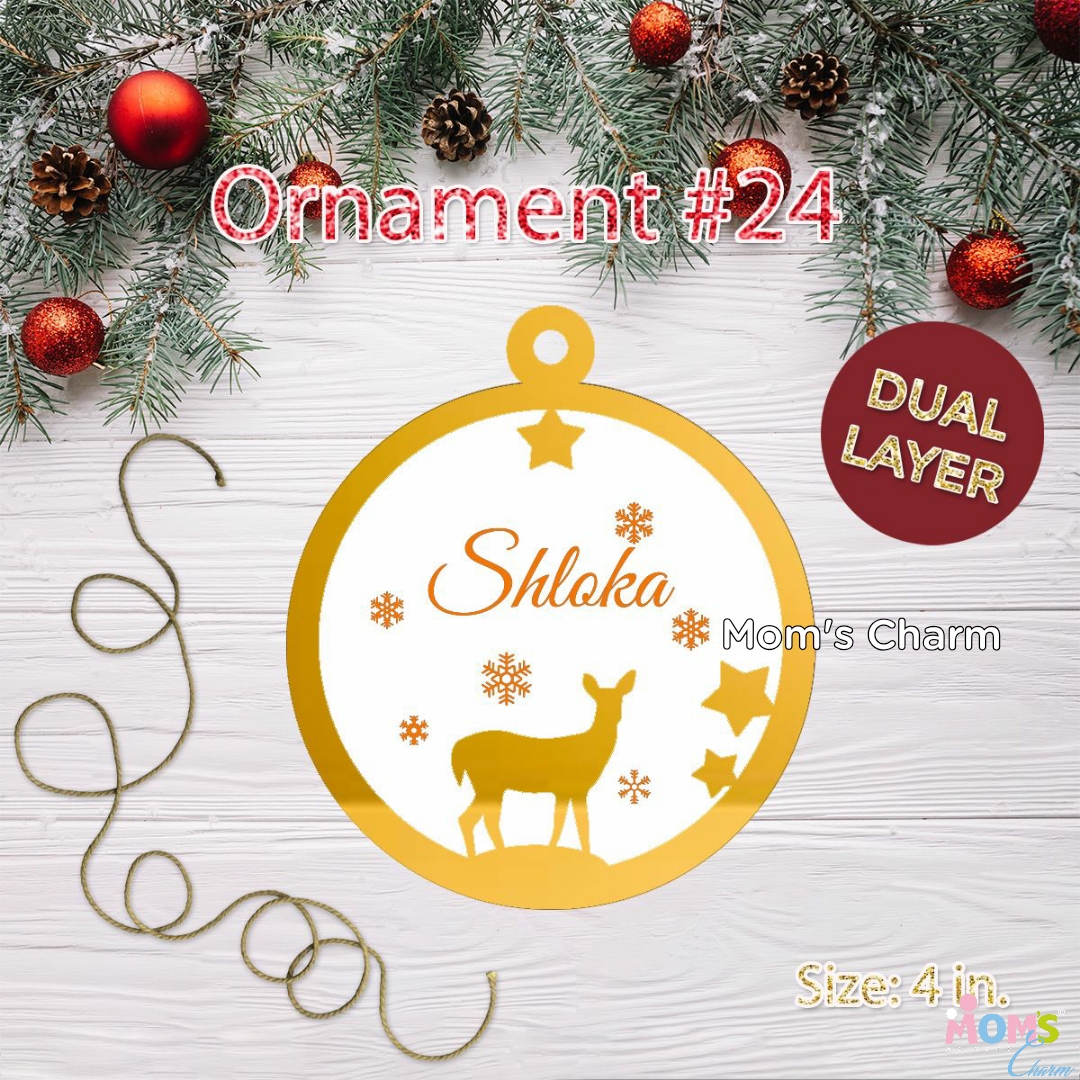 Personalized Christmas Ornament #24