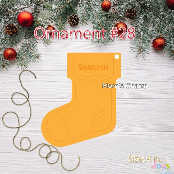 Personalized Christmas Ornament #28