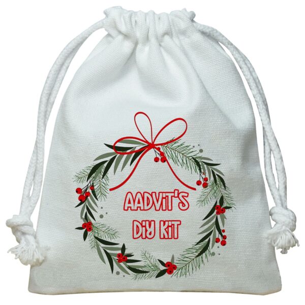 Christmas DIY Kit - Version 2 - Personalized Pouch - New Design