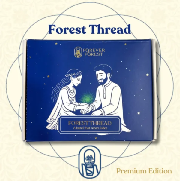 Forest Thread Rakhi Kit - Mom's Charm - Image 2