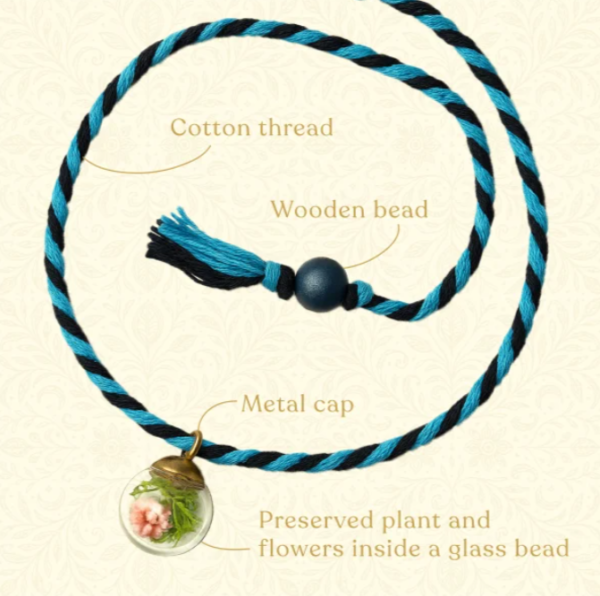 Forest Thread Rakhi Card - Mom's Charm - Image 9