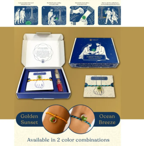 Forest Thread Rakhi Kit - Mom's Charm - Image 5