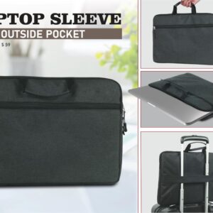 S59 – Laptop Sleeve with outside pocket | Stroller carry strap