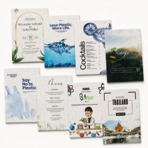 Seed Paper (B6,1s-print) (Min. Order: 100 pcs)