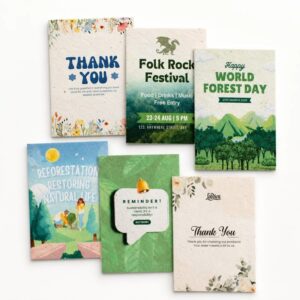Seed Paper B7 3.5" x 5" (1-side) (Min. Order: 100 pcs)