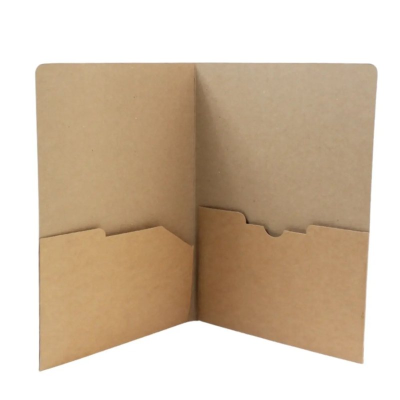 Kraft Folder for A4 Sheets (Min. Order: 100 pcs)