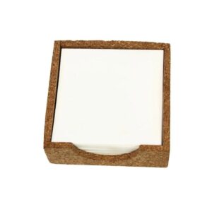 Cork chitpad Paper Holder 3.5" x 3.5" (250p) (Min. Order: 10 pcs)