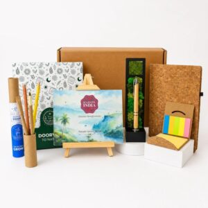 Forest Cork Diary Desk Gift Box (Min. Order: 10 pcs)
