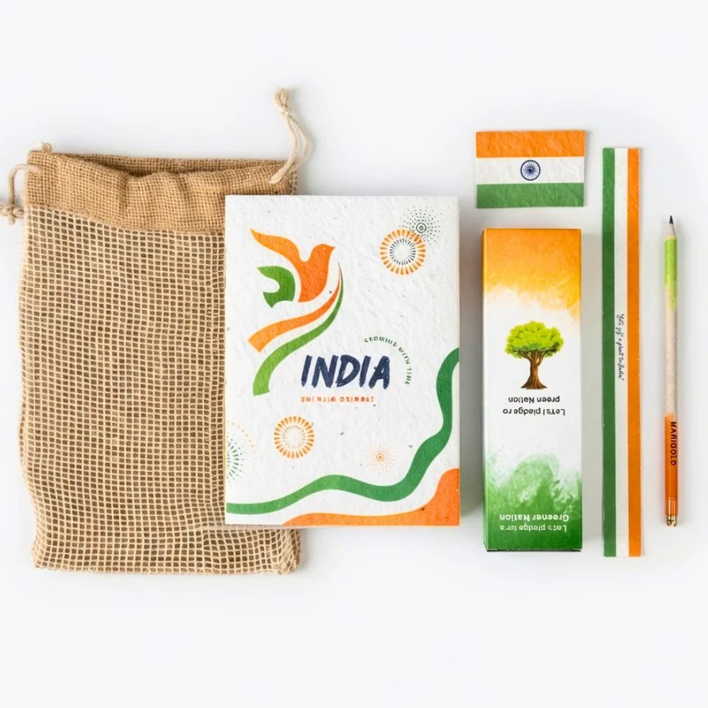 Independence Day Plantable Stationery Kit (Min. Order: 10 pcs)