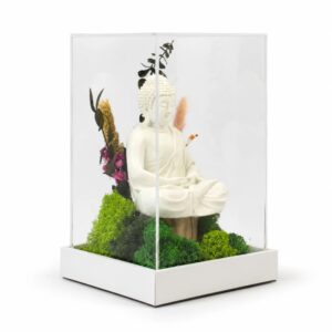 Forest Terrarium 9x5 with Buddha (Min. Order: 10 pcs)
