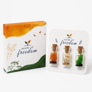 Seeds of Freedom - 3 Seed Bottles (Min. Order: 10 pcs)