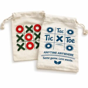 Tic Tac Tote (Red+Green) (Min. Order: 100 pcs)