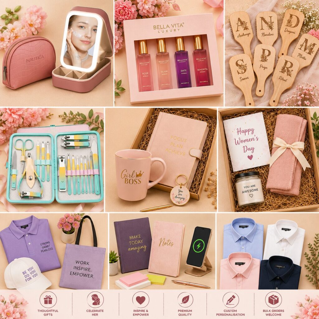 Branded Gifts - Ras Luxury Skincare, Loyka, Moody Perfumes, Blue Tokai Hampers