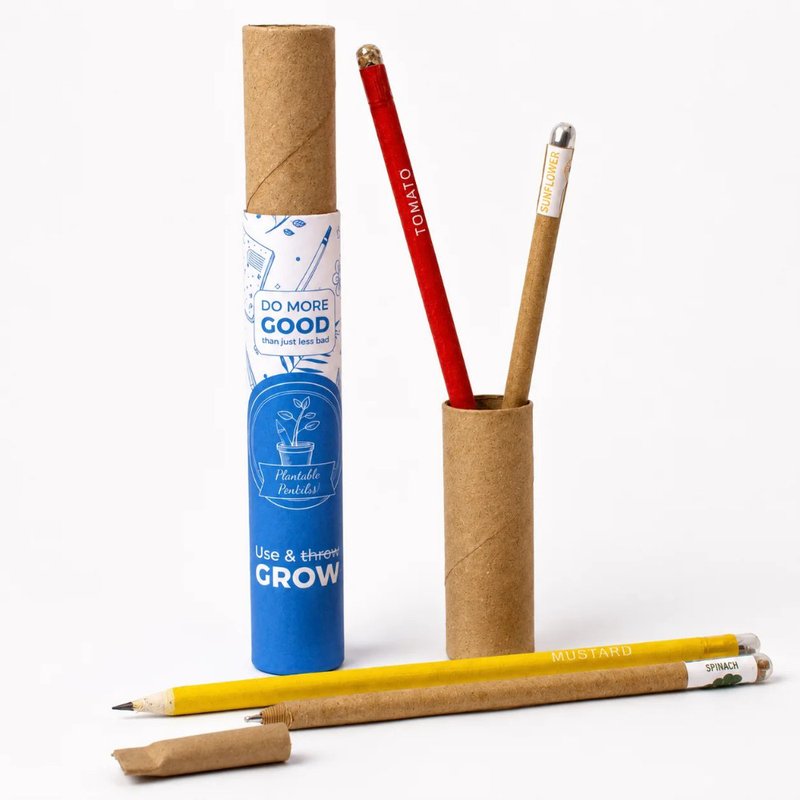 Plantable Pen Pencil (2+2) (Min. Order: 100 pcs)